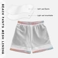 thumbnail image 3 of FORMRS Boys Swim Trunks Quick Dry Mesh Liner Boardshorts Sizes XS-XL, Wavy Striped, 3 of 7