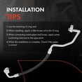 thumbnail image 6 of A-Premium A/C Discharge Line Hose Assembly Compatible with Honda Accord, 2003 2004 2005 2006 2007, 2.4L, Sedan, Compressor to Condenser, 6 of 6