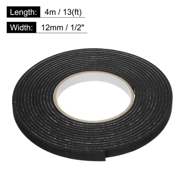 Uxcell 2-Roll Single-Sided Foam Tape – 13ft X ¼" X ⅛" White EVA Mounting Tape For Posters, Paints & Wall Decor