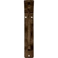thumbnail image 2 of Ekena Millwork 1 1/2"W x 5 1/2"D x 8"H Legacy Wrought Iron Bracket, (Single center brace), Antiqued Brass, 2 of 10