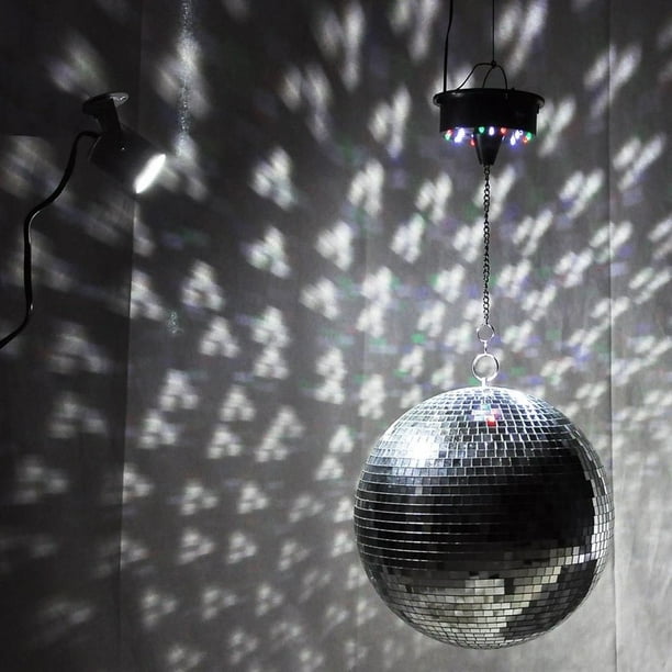 Grande boule disco miroir argent élégante pour éclairage DJ Dance Home  Party