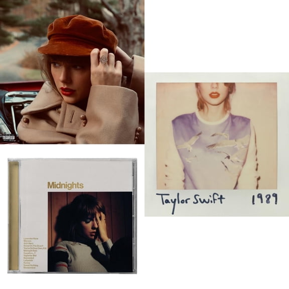 Red (Taylor's Version) (X) (2CD) & Midnights (X) (Mahogany CD) & 1989