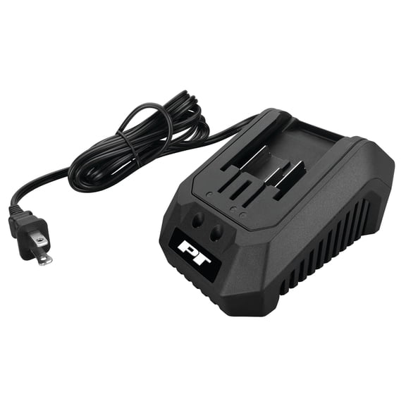 Performance Tool W7725 20V Fast Charging Station for PT Rechargeable Drills and Impact Wrenches, Workbench-Mountable, Black