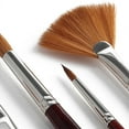 thumbnail image 6 of Creative Mark Mimik Kolinsky Watercolor Brush - # 10 Fan - Short Handle Synthetic Paint Brush - Handmade in Germany - Synthetic Sable Paint Brushes for Professional Artists - Animal-Friendly, 6 of 7