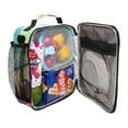 thumbnail image 4 of ALAZA Dinosaur Skating Lunch Box Insulated Lunch Bag Reusable Thermal Cooler Tote School Picnic, 4 of 6