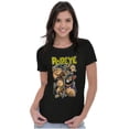 thumbnail image 3 of Popeye and Friends Anchor Cartoon Women's T Shirt Ladies Tee Brisco Brands S, 3 of 5