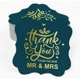 thumbnail image 2 of Inkdotpot Pack Of 100 Thank You From The New Wedding Paper Tags DIY Craft Bracket Shape Real Gold Foil Hang Tags, 2 of 7