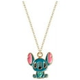 thumbnail image 1 of Cartoon Mignon Figure Collier - 3D Pendentif Cousu avec 18" Chaîne Bleue, 1 of 5