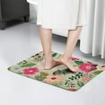 thumbnail image 4 of Vibrant Pioneer Flower Pattern Flannel Non Slip Door Rugs,Washable Door Mats Indoor,Decorative Door Mats,Dirt-Resistant and Absorbent Doormat for Entrance,Bedroom,Kitchen,Bathroom,23.5x16in(60x40cm), 4 of 5