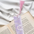 thumbnail image 6 of Kdxio Lavender Glitter Foil Stripes Print Metal Tassel Bookmarks,Perfect Gift for Art Lovers and Bookworms Metal Bookmarks for Women, 6 of 8