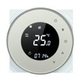 thumbnail image 1 of Programmable Gas Boiler Heating Thermostat Dry Contact Temperature Controller Touchscreen LCD with Backlight Voice Control Compatible with Amazon Echo/Google Home/IFTTT, 1 of 8