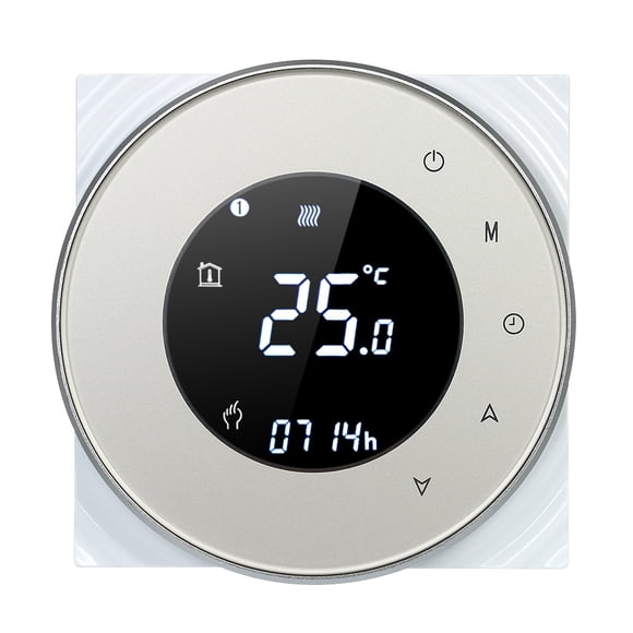 Amdohai Programmable Gas Boiler Heating Thermostat Dry Temperature Controller Touchscreen
