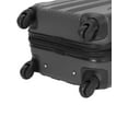 thumbnail image 2 of Travelers Club Chicago 20" Hardside Rolling Carry On Luggage - Charcoal, 2 of 8