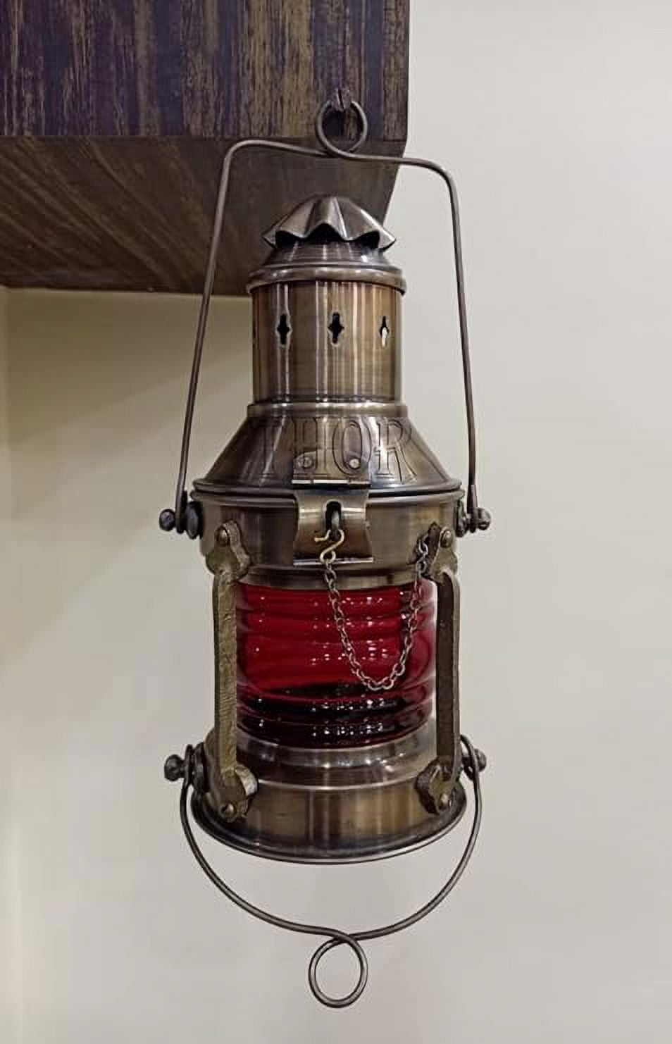 Vintage Antique Oil Lamp Maritime Ship Lantern-Anchor Boat Light Lamp Decor Rustic Vintage Home Decor Gifts