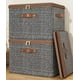 thumbnail image 5 of Organizador de Armario para el Hogar, Cesto de Almacenamiento de Tela Transpirable, Caja de Clasificación para Ropa y Artículos Varios con Tapa, Diseño Plegable para Mantas, Edredones, Almohadas, 5 of 5