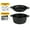 7QT Pot+Lid+6 Accessories, variant on 7QT 2-in-1 Cast Iron Cookware Set with 5.1QT Dutch Oven and 1.9QT Skillet, Dual Handle Pot for Stove, Induction, Oven, Campfire, BBQ, Baking and Camping