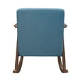 thumbnail image 5 of OakvillePark Hamilton Fabric Upholstered Rocking Chair, Blue, 5 of 7