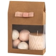 thumbnail image 2 of Tall Paper Boxes With Window Kraft Paper 8X5.5X2.5 Gift Boxes 16 Pack, 2 of 3