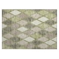 thumbnail image 2 of Addison Rugs Chantille Indoor/Outdoor Transitional Diamonds Aloe Washable Rectangle Rug, 1'8" x 2'6", 2 of 6