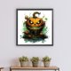 thumbnail image 4 of 5D DIY pintura de diamante redondo completo Kit de calabaza de Halloween decoración del hogar 30x30cm, 4 of 9