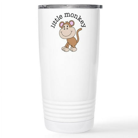 

CafePress - Little Monkey Stainless Steel Travel Mug - Insulated Stainless Steel Travel Tumbler 20 oz.