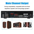 thumbnail image 5 of Blitzmax 800W Surround Sound Bluetooth Audio Power Amplifiers Receiver for Home Stereo Theater System, 5 of 13