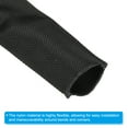thumbnail image 3 of Unique Bargains 2.8' ID 3.3FT Nylon Protective Hose Sleeve, Cable Cover Sheath Protection, Black, 3 of 4