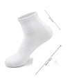 thumbnail image 3 of Unisex Sweat-Absorbing and Breathable Cotton Socks, Solid Color Short Tube Socks, 3 of 4