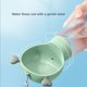 thumbnail image 5 of Botella de agua portátil del perro, 2 en 1 dispensador de la botella de agua del perro con el envase de comida, botella de agua del viaje del perro de la prueba del escape para caminar, 5 of 8
