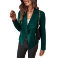 thumbnail image 1 of Saco PRETTYGARDEN 2025 de gamuza sintética verde oscuro talle M, 1 of 8