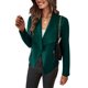 thumbnail image 1 of Chaqueta Corta de Gamuza Sintética PRETTYGARDEN 2025 Verde Oscuro, 1 of 8