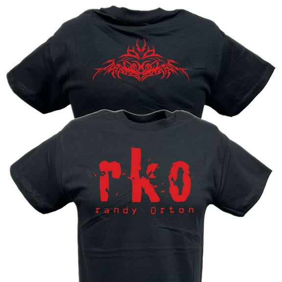 RKO Randy Orton Red Tattoo Mens Black T-shirt XL