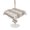 Khaki, White, Sand, variant on Outdoor Tablecloth with Umbrella Hole for Patio/Picnic/Party/Camping, Beige Striped Waterproof Table Cloth Rectangle Table Cover Washable, Modern Geometric Aesthetics (60"x 84")
