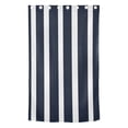 thumbnail image 3 of Blackout Curtains Window Curtain for Bedroom Living Room 1 Panel 82"x42" Navy Blue and White Striped, 3 of 8