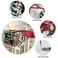 thumbnail image 6 of Red Christmas Tablecloth Square Table Cloth 60x60 , Waterproof Tablecloth Outdoor Table Cloth, Snowman Snowflake Xmas Tree Washable Table Cover for Kitchen Dining Party, 6 of 8