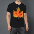 thumbnail image 2 of Summer Short Sleeve Tops Crew Neck Shirts for Men Leaf (1)Plus Size Tee Shirts XS-5XL, 2 of 5