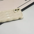 thumbnail image 6 of Water Ripple Curly Wave Frame for iPhone 11 Case,Soft Slim Silicone Water Ripple Pattern iPhone 11 Phone Case,Beige, 6 of 14