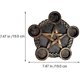 thumbnail image 2 of Portavelas de Resina KAIYANG Plato de Altar Estrella Pentáculo, 2 of 5