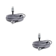 thumbnail image 4 of Tholdsy Charging Cable Nylon Woven Type-C 5M VR Wire Elbow Line Alloy Transmission Data 90° 5Gbps Long-distance Aluminium Transfer Head 2piezas, 4 of 6