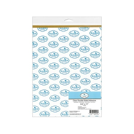 UPC: 0855964004089 | Elzbth Crft Adhesive Dbl Side 8.5×11 Transp 5pc