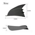 thumbnail image 3 of Carbon Fiber Look Motorcycle Winglet Fairing Racing Wing Kit Spoiler Aerodynamic Spoiler Wing Kit, 3 of 5