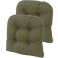 thumbnail image 2 of Klear Vu Tyson Non-Slip Universal Chair Pad Cushion Set, 15" x 15", Pack of 2 Seat Cushions, Navy, 2 of 5