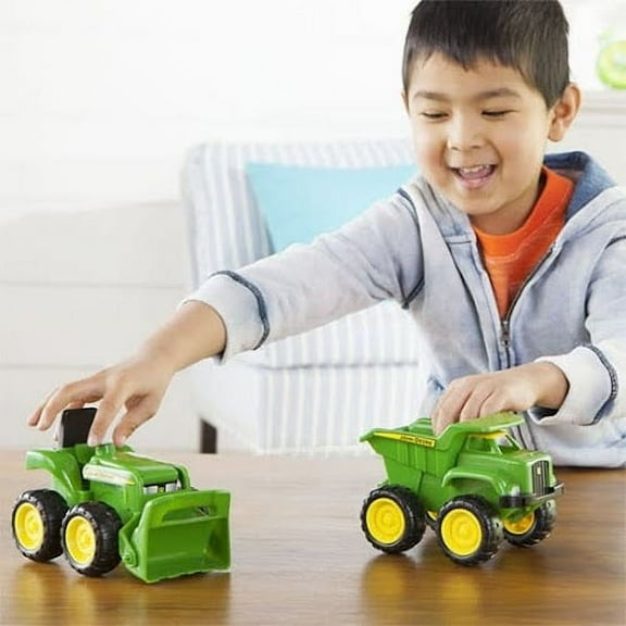 John Deere 6 inch Sandbox Vehicle 2 Pack with Loader and Dump Truck