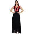 thumbnail image 2 of Bimba Womens Long Maxi Gown Sheer Georgette Dress Classy Chic Clothing, 2 of 8