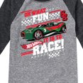 thumbnail image 3 of Hot Wheels - Oh What Fun It Is To Race - Toddler & Youth Raglan Graphic T-Shirt, 3 of 4