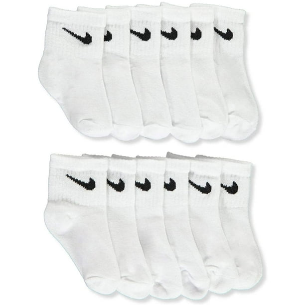 Socquettes rembourrées NIKE pour tous les jours pour enfant (6 paires)  Blanc 2-3 bébé 