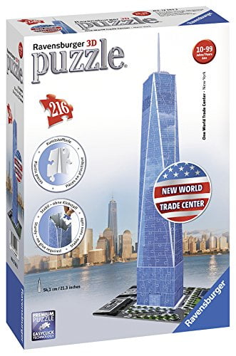 Ravensburger Eiffel Tower 216 Piece 3D Jigsaw Puzzle for Kids and Adults -  12556 - Easy Click Technology Means Pieces Fit Together Perfectly