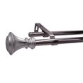 thumbnail image 1 of Legacy Home 32-1031-12BN Tringle à Rideau Double Réglable 36-72 Po avec Embouts Décoratifs, Nickel Brossé, 1 of 1