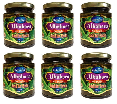 Belmont Albahaca en Pasta 8 oz - Basil Paste for Pesto - 6 pack