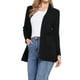 thumbnail image 4 of Cárdigan Abierto Inspire Chic para Mujer, Suéter de Punto Casual de Manga Larga, Elástico y Suave para Otoño e Invierno, Talla XS, Negro, 4 of 6